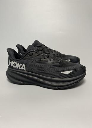 Бігові кросівки на гортексі hoka one one clifton 9 gtx gore-tex 1141470f bblc оригінал