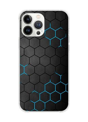 Чохол із потовщеними кутами на iphone 14 pro max :: фон соти (принт 359)