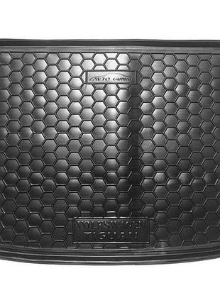 Автомобильный коврик в багажник avto-gumm volkswagen tiguan 07-16 черный фольксваген тигуан