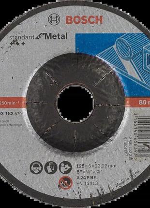Обдирочный круг для металла bosch standard for metal 125x6x22.23 мм