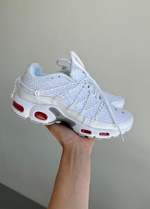 Женские кроссовки nike air max tn plus white / стильные кроссовки на каждый день