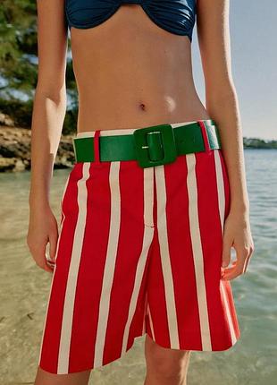 Шорти жіночі в смужку zara new