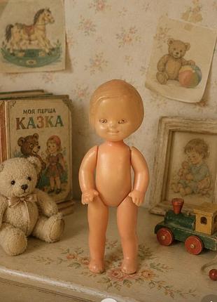 Вінтаж! 🧸🍀🎠 київська фабрика побєда лялька женя рельєфна радянська рідкість пупс пластикова срср