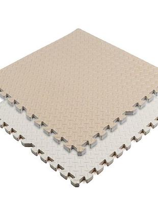 Напольное двустороннее покрытие cream and beige 60*60cm*2cm (d) sw-00001846