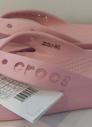 В'єтнамки крокси шльопанці crocs baya platform flip w6 на 36-37 оригінал нові