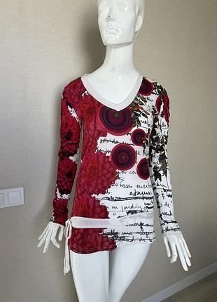 Оригінальна яскрава брендова кофточка desigual