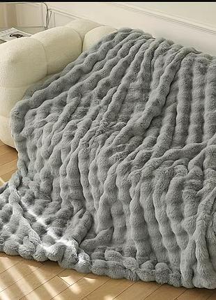 Плед декоративний "super soft throw" (штучне хутро) 100 × 160 см