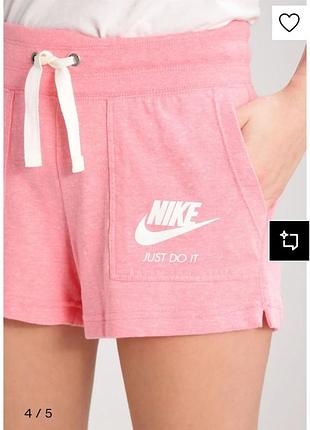 Спортивные хлопковые шорты от nike