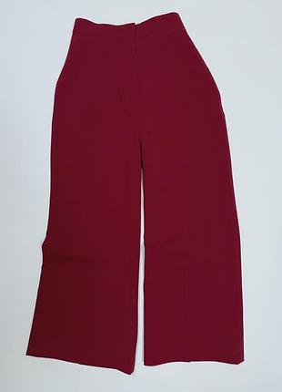 Max mara studio женские малиновые широкие брюки кюлоты оригинал