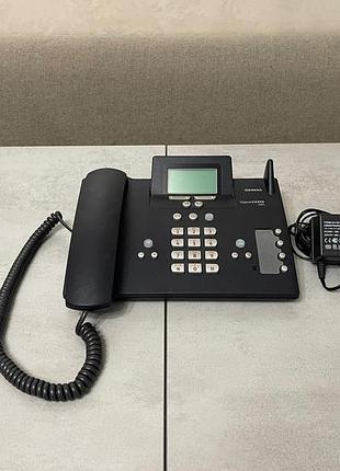 Беспроводной стационарный телефон siemens gigaset isdn (комплект).