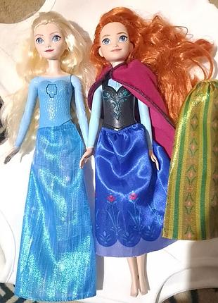 Набор от disney. кукла анна и эльза