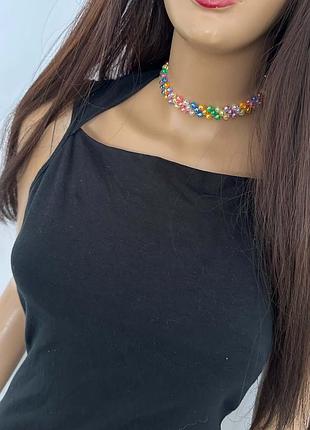Бисерный чокер 8