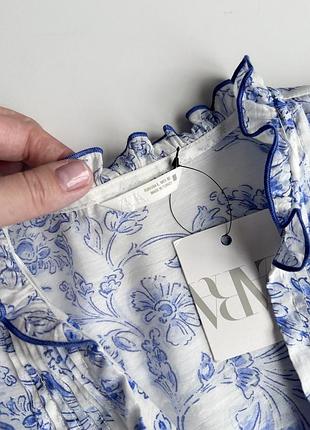 Блуза бохо віскоза zara 3