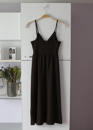 Шоколадный сарафан от h&amp;m 6