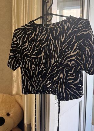 Топ в зебру (100 грн)xs-s