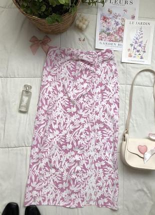 Спідниця жіноча міді з розрізом primark