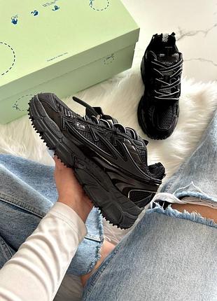 Кросівки off-white be right full black арт 16023