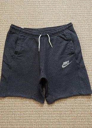 Nike revival fleece shorts black шорты свитшортс хлопковые оригинал (m)