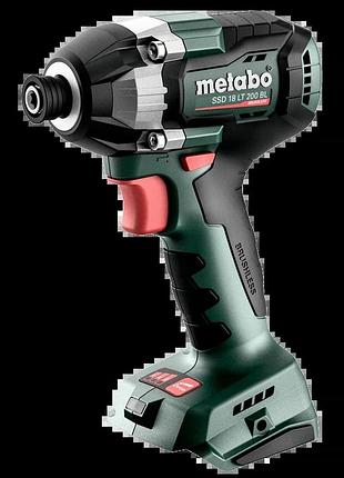 Аккумуляторный ударный гайковерт metabo ssd 18 lt 200 bl (602397850)