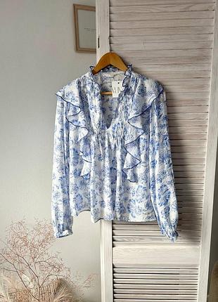 Блуза бохо вискоза zara