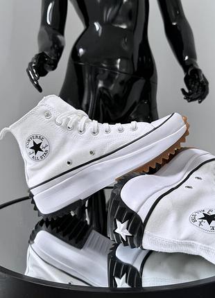 Мощные харизматичные кеды на платформе  converse star hike
