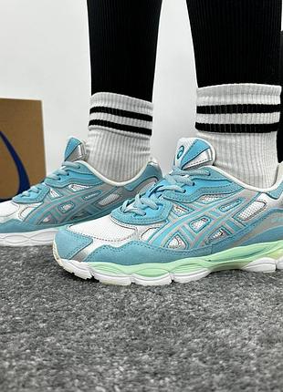 Asics gel nyc blue mint white