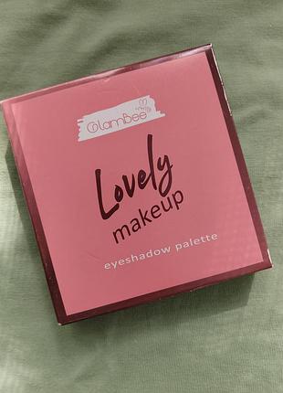 Палетка тіней для повік glambee lovely makeup