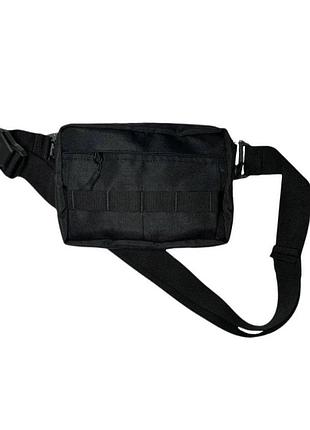 Административная сумка тактическая кордура масло/черная