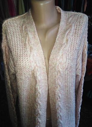 Классный. тёплый кардиганчик 7