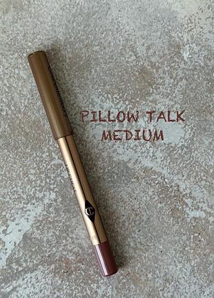 Charlotte tilbury — pillow talk lip cheat mini (pillow talk medium) — міні олівець для губ