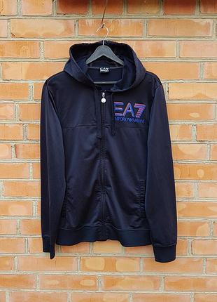 Emporio armani ea7 худи кофта на змейке оригинал (l)