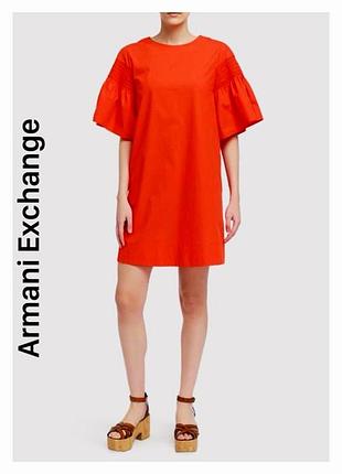 Платье из хлопка armani exchange