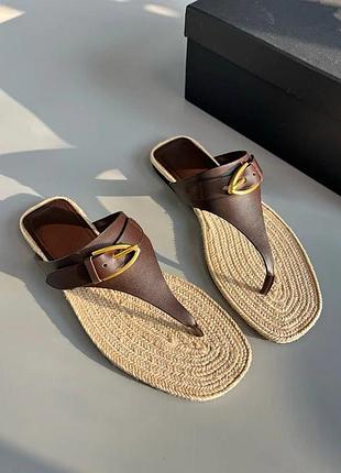 Шльопанці/вʼєтнамки від massimo dutti у 39 розмірі
