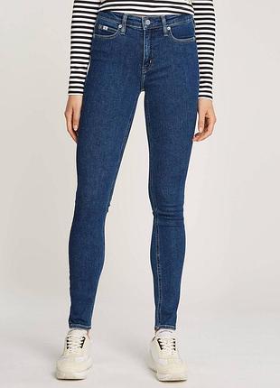 Джинси calvin klein mid rise skinny