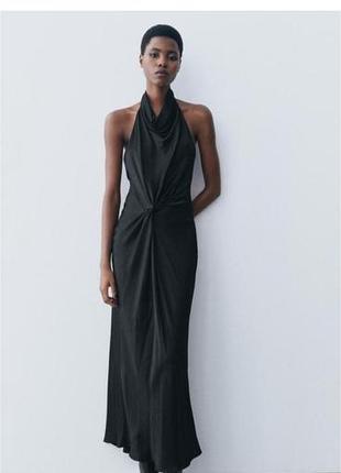 Сукня з відкритою спинкою zara