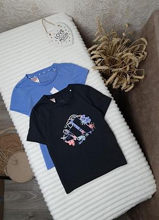Набор футболок для девочки от adidas оригинал 7-8 лет (122-128)
