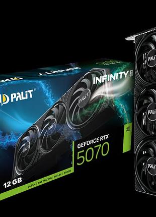 Відеокарта rtx 5070 12gb gddr7 infinity 3 palit (ne75070019k9-gb2050s)