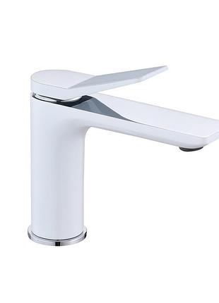 Смеситель для раковины qtap qtpre270crw45576 chrome/white