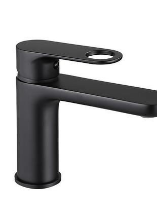 Смеситель для раковины qtap jay qtjay270blm45545 black matt