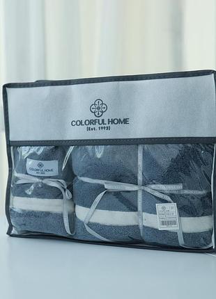 Подарунковий набір рушників colorful home (2шт.)