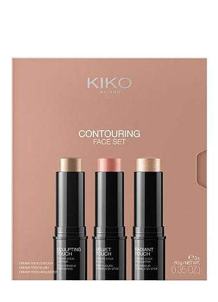 Набір для контурингу contouring face set kiko milano