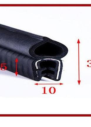 Ущільнювач xc022 25*10мм epdm (на кромку) 10м