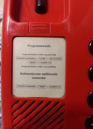 Провідний стаціонарний телефон з кабелем мережі у комплекті 3