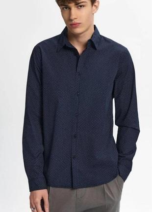 Премиальная рубашка marc o'polo из 100% хлопка (shaped fit) размер м
