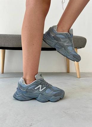 Жіночі кросівки  new balance 9060 artic grey/blue