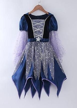 Платье звезда фея, ведьма, волшебница 3-4 года, 98 см 104 см