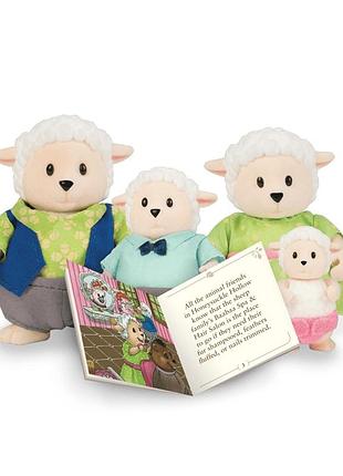 Набор фигурок li'l woodzeez «семья овец», 4 шт. (6159z)