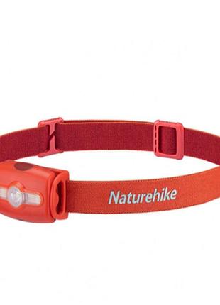 Ліхтарик налобний naturehike nh18t005-f red\ акб 660mah \ 220lum