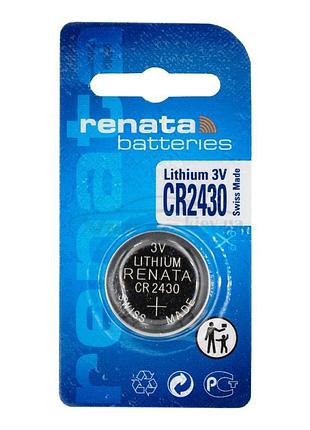 Батарейка renata cr2430 lithium 3v ft