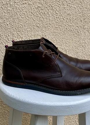 Timberland чоловічі шкіряні туфлі дезерти коричневого кольору оригінал 44 розмір